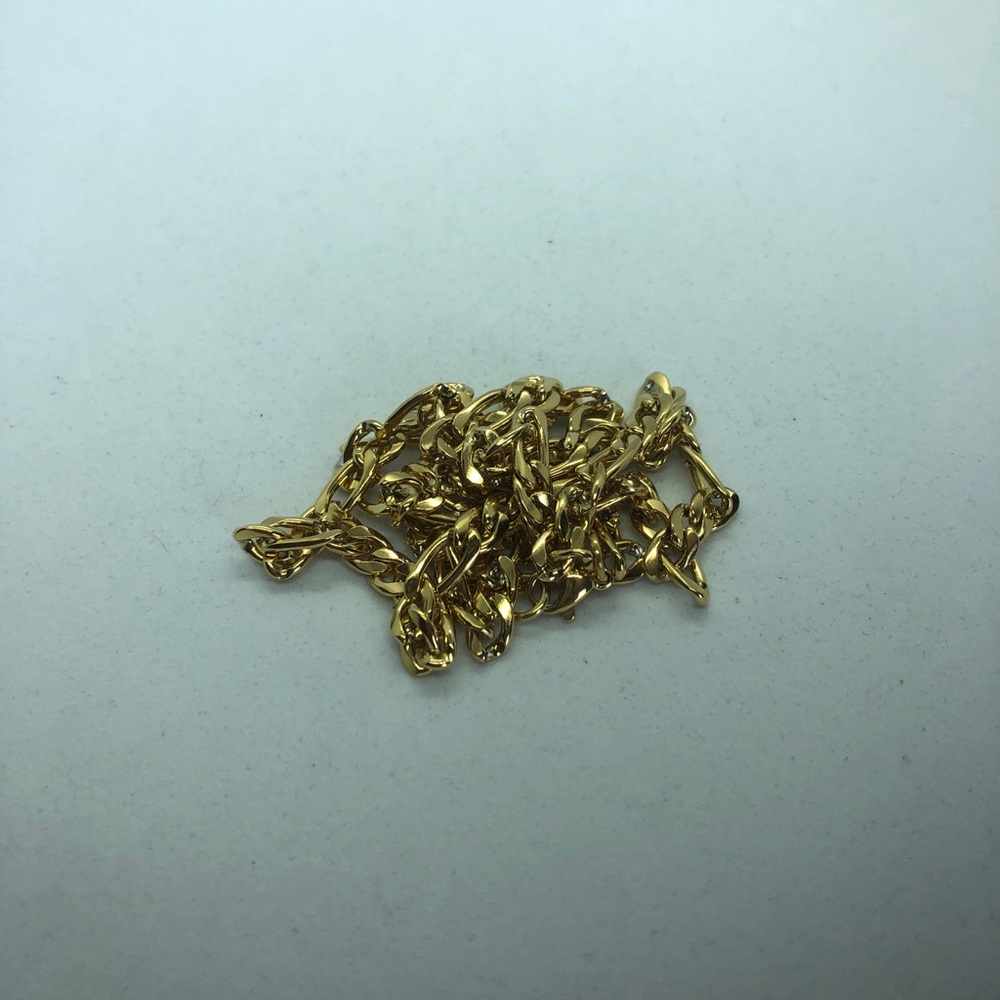 18k Gold Figaro Chain Necklace 22in Men’s Women's - Picture 9 of 10